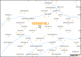 map of Yenikayalı