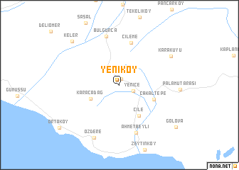 map of Yeniköy