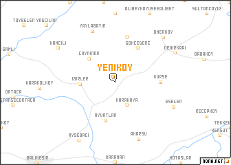 map of Yeniköy