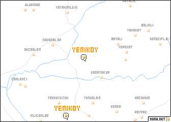 map of Yeniköy