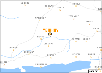 map of Yeniköy