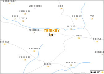 map of Yeniköy