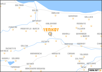 map of Yeniköy