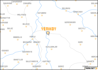 map of Yeniköy