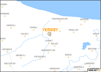 map of Yeniköy