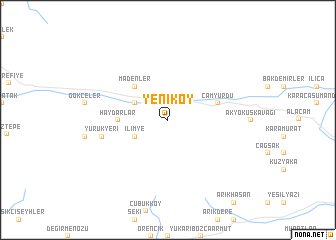 map of Yeniköy