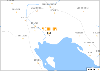 map of Yeniköy