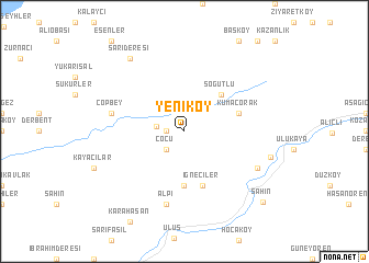 map of Yeniköy