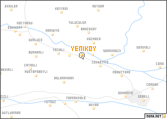 map of Yeniköy