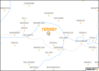 map of Yeniköy