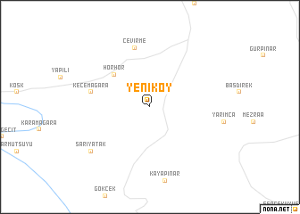map of Yeniköy