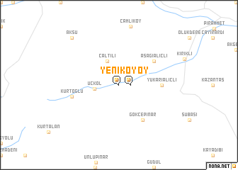 map of Yeniköy