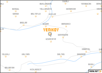 map of Yeniköy