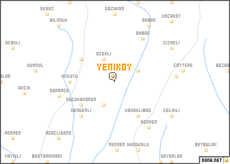 map of Yeniköy