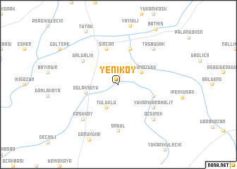 map of Yeniköy