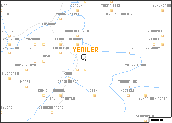 map of Yeniler