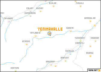 map of Yenimahalle