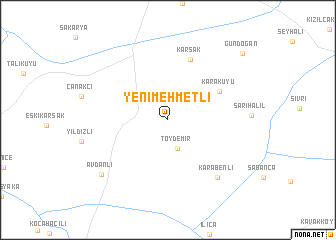 map of Yenimehmetli