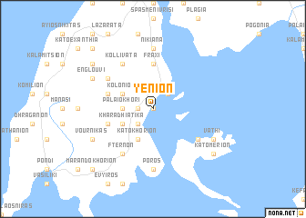 map of Yénion