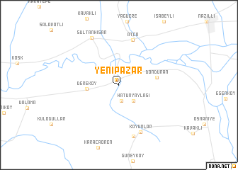 map of Yenipazar