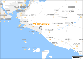 map of Yenisahra