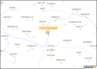 map of Yenişehir