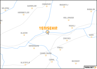 map of Yenişehir