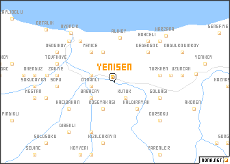 map of Yenişen