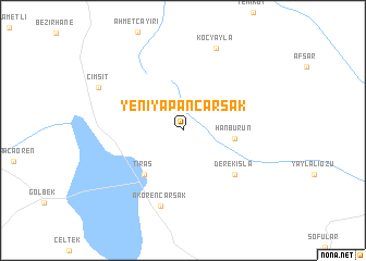 map of Yeniyapançarşak