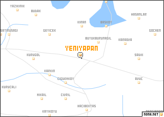 map of Yeniyapan