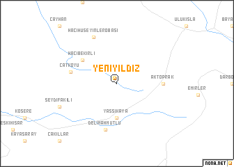 map of Yeniyıldız