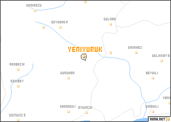 map of Yeniyürük