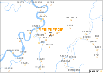 map of Yenizue Epie