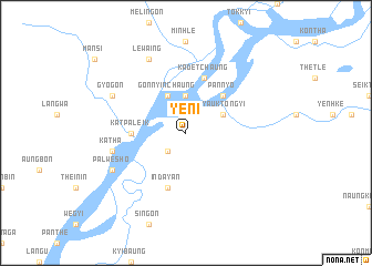 map of Yeni