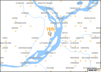 map of Ye-ni