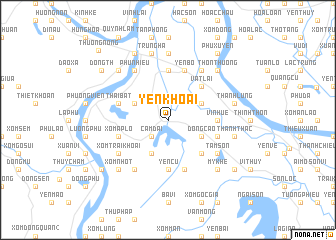 map of Yên Khoái