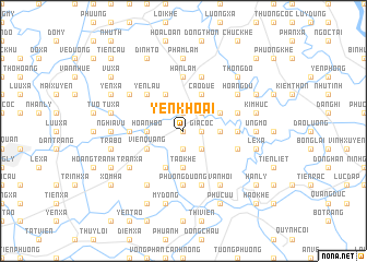 map of Yèn Khoái