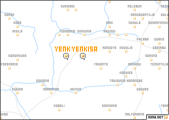 map of Yenkisa