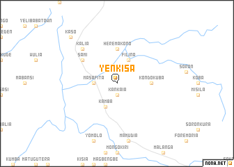 map of Yenkisa