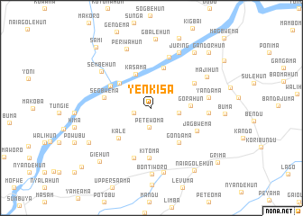 map of Yenkisa