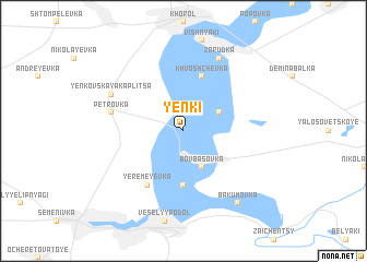 map of Yenʼki