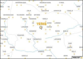 map of Yenko