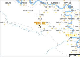 map of Yên Lạc