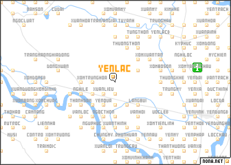 map of Yên Lạc