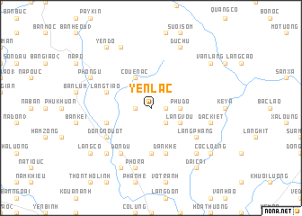 map of Yên Lạc