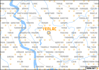 map of Yên Lạc