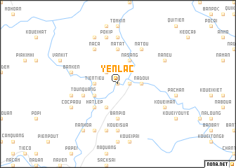 map of Yên Lạc