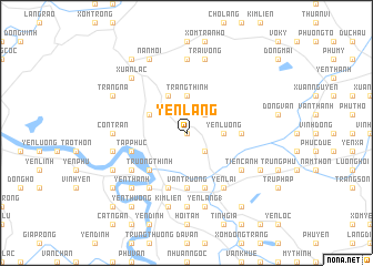 map of Yên Lăng