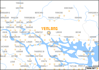 map of Yên Lãng