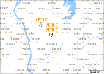 map of Yên Lệ